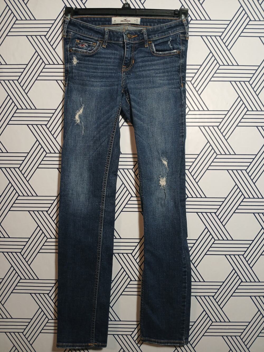 Hollister Skinny Jeans • Size 25 • Stretch Denim • Y2K Core • Casual Chic